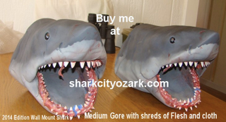 Illustration for article titled You Can Customize the Level of Gore Detail On This Jaws Shark Bust